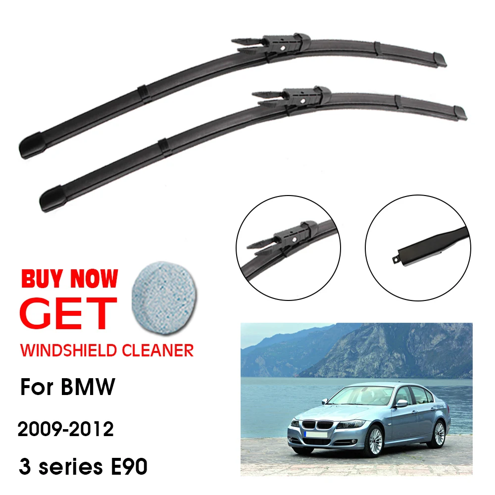 

Car Wiper Blade For BMW 3 series E90 24"+18" 2009-2012 Front Window Washer Windscreen Windshield Wipers Blades Accessories