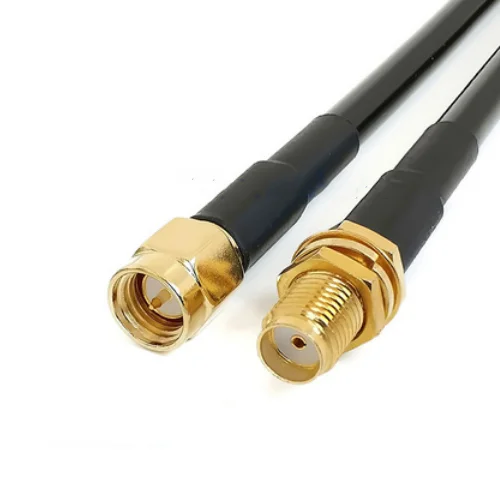 

RG58 Cable SMA Female Jack to SMA Male Plug Coaxial Pigtail WIFI Low Loss cable 0.1m-10m