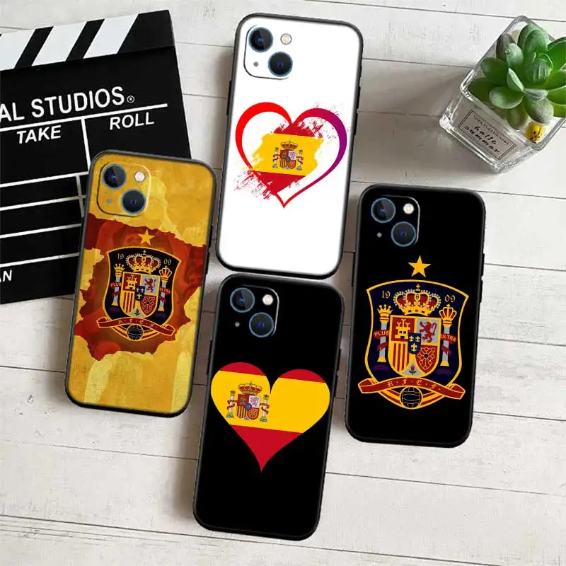 Фото Чехол для телефона с флагом Испании HY26 для Samsung Galaxy A11 A12 A13 A15 A52S A53 A55 A56 A70 A71 A72 A73 F06 F16 F56 S10 Plus S10e №4