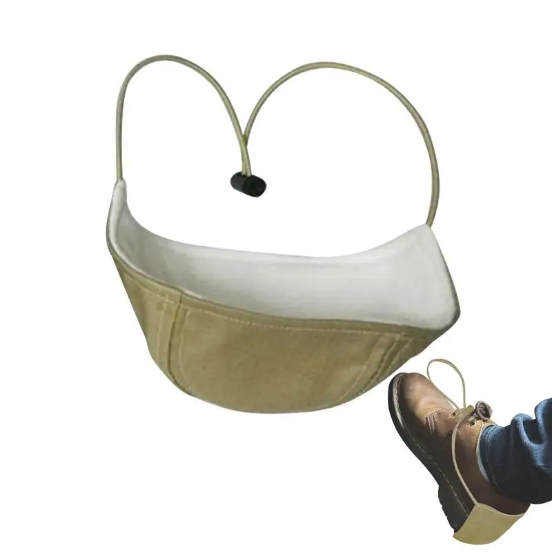 

Driving Shoe Heel Cover Adjustable Fabric Heel Protector With Bungee Cord Reusable Shoes Heel Cover Mat For Flats Wedges