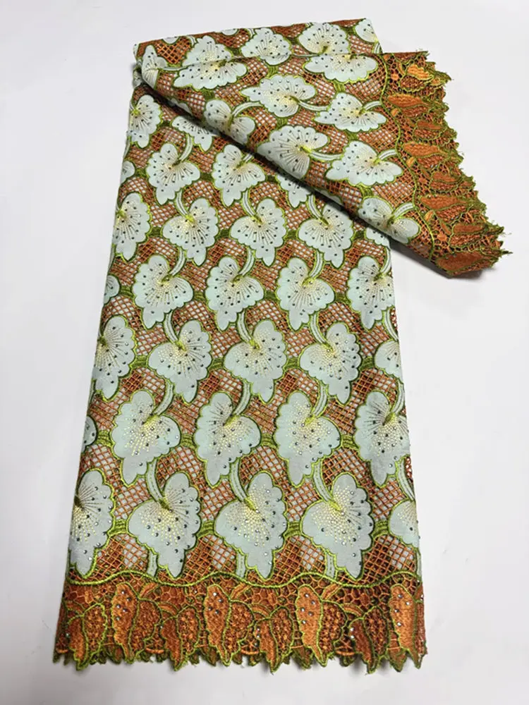 LTSG30 Королевский синий! Новое поступление африканское кружево из гипюрового