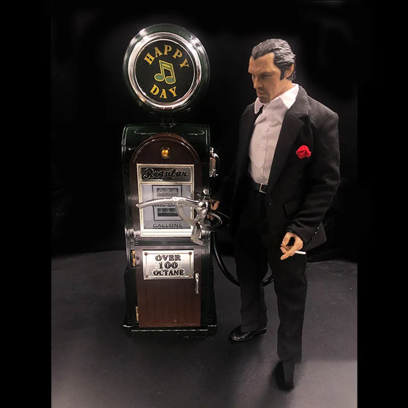 

1/6 Scale World War II Modern Scene Decoration Retro Gas Station Gas Machine Plastic Model