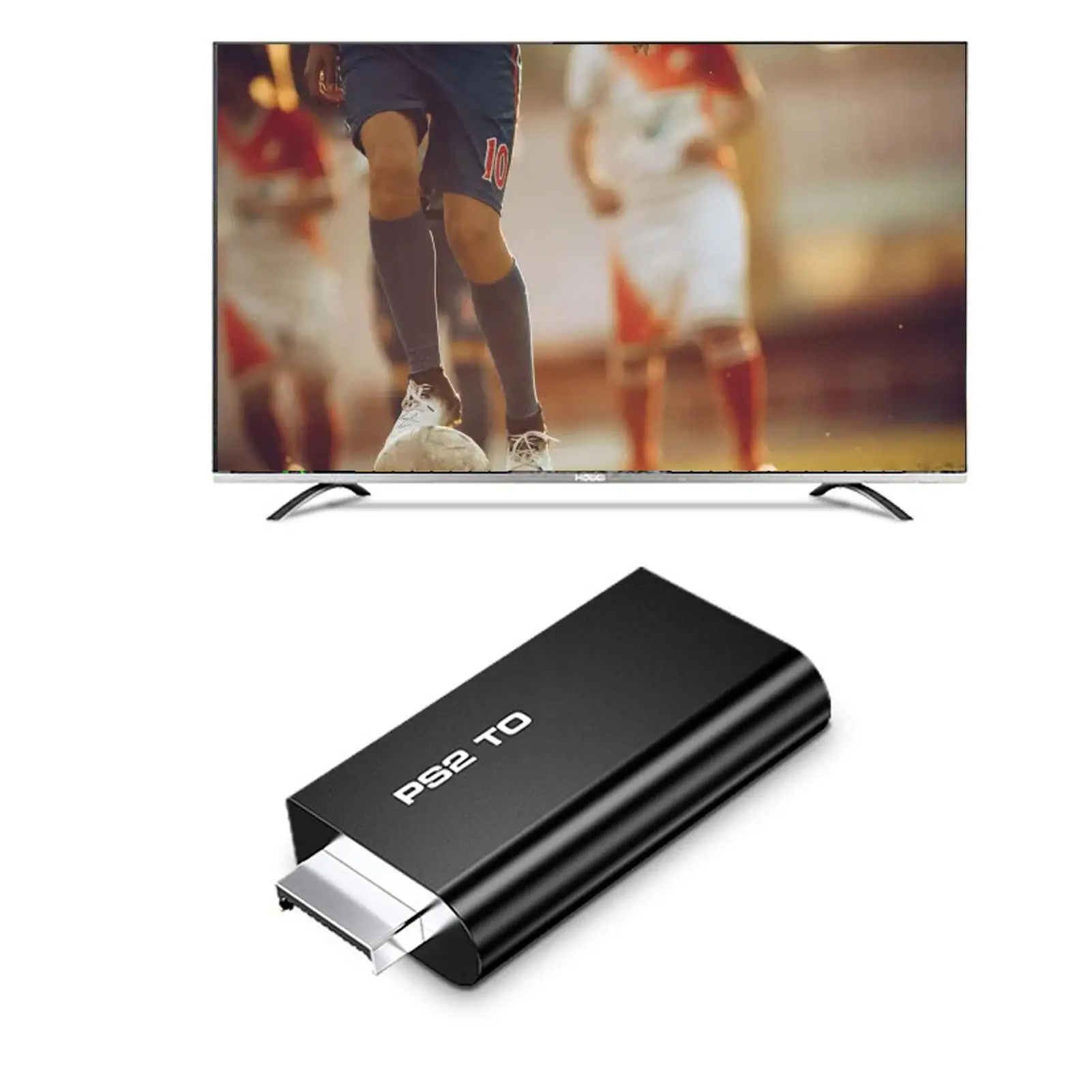 Фото Видеоконвертер для PS2 в HDMI 1080P Plug and Play ABS, рассеивание тепла, реалистичный выход изображения для №2
