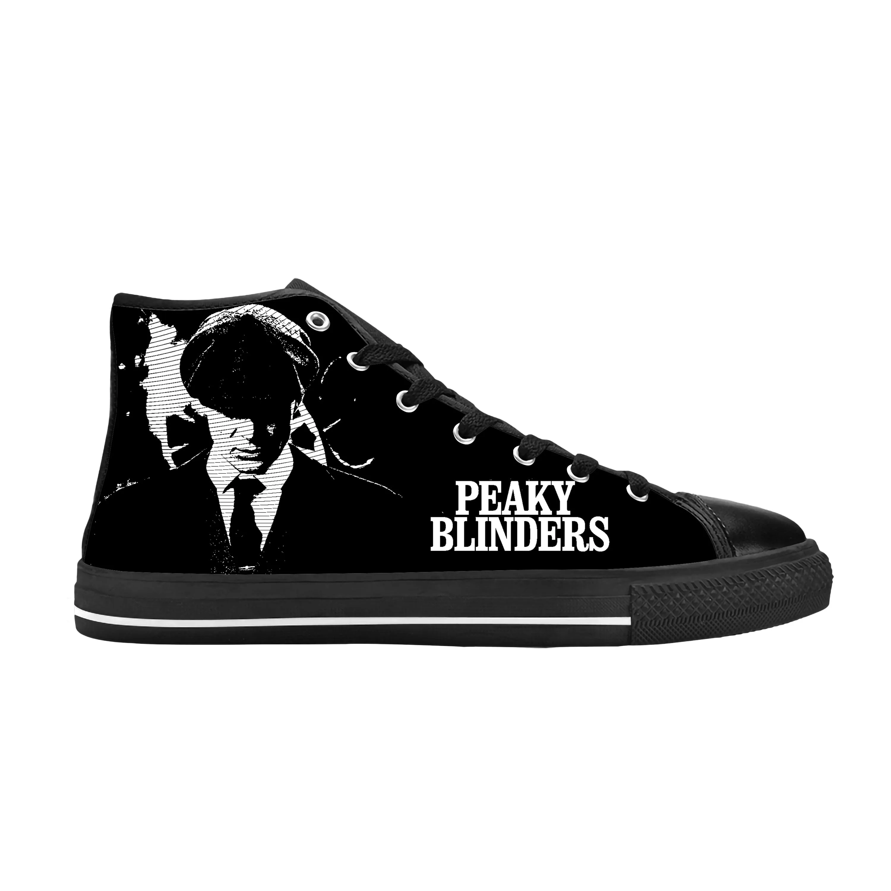 

TV Movie Film Thomas Shelby Peaky Blinders Funny Casual Cloth Shoes High Top Comfortable Breathable 3D Print Men Women Sneakers
