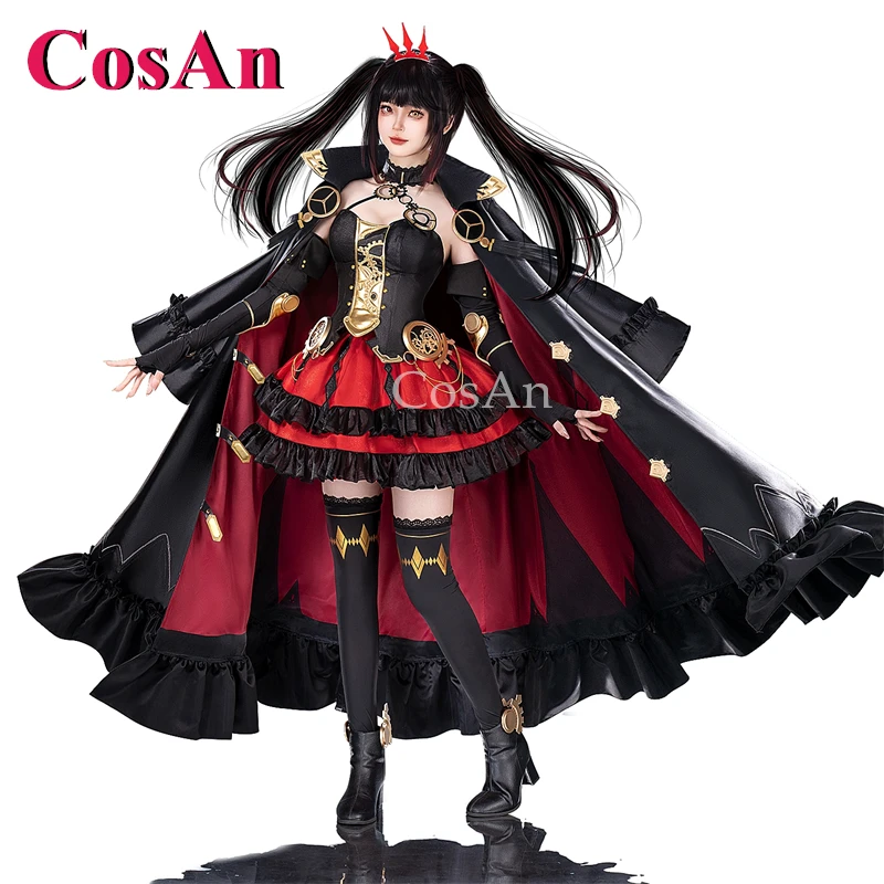 Костюм для косплея Токисаки Куруми из аниме Date A Live, женская императорская униформа, роскошный наряд для вечеринок и ролевых игр (art.: 3920dbeaab42e) - 3920dbeaab42e