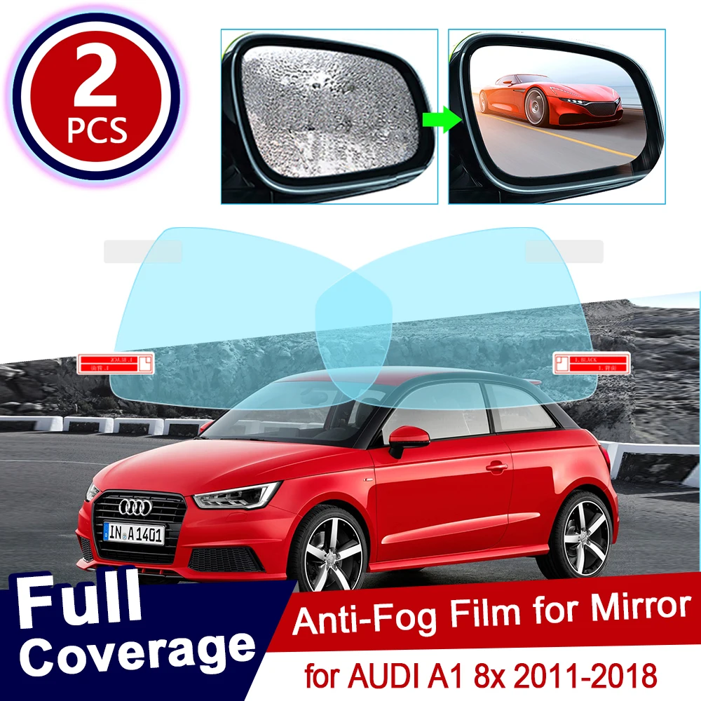 

for AUDI A1 8x 2011~2018 Full Cover Anti Fog Film Rearview Mirror Accessories Waterproof Rainproof Car Sticker 2012 2013 2014