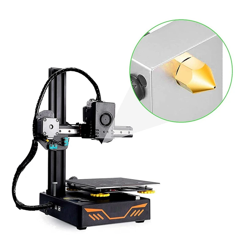 Сопла для 3D принтера 0 4 мм/1 75 мм сопла Mk8 с 5 чистящими иглами Makerbot Creality Cr-10 Ender 3 Pro