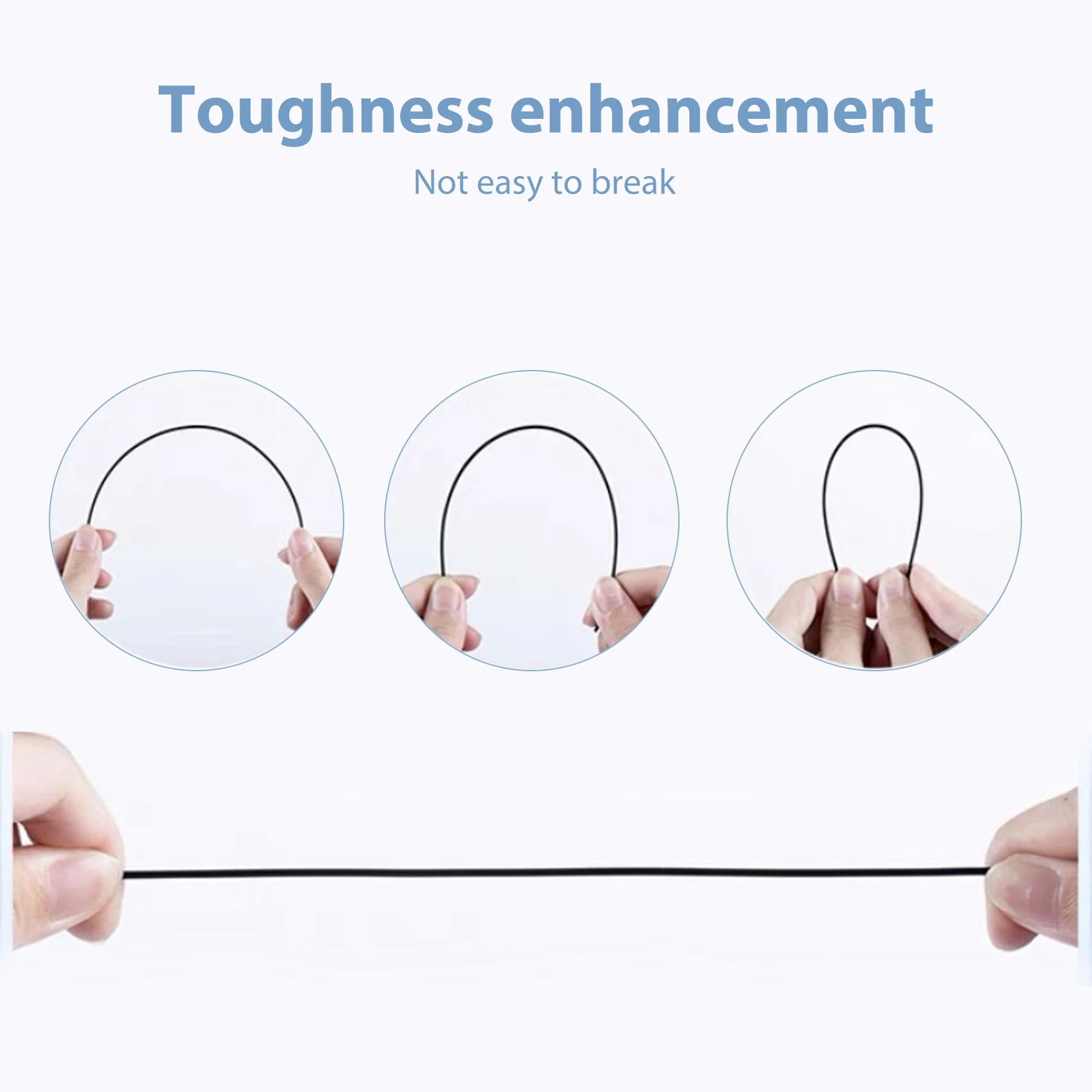 10 м ABS 3D 1 75 мм нить для 3D-принтера Черная