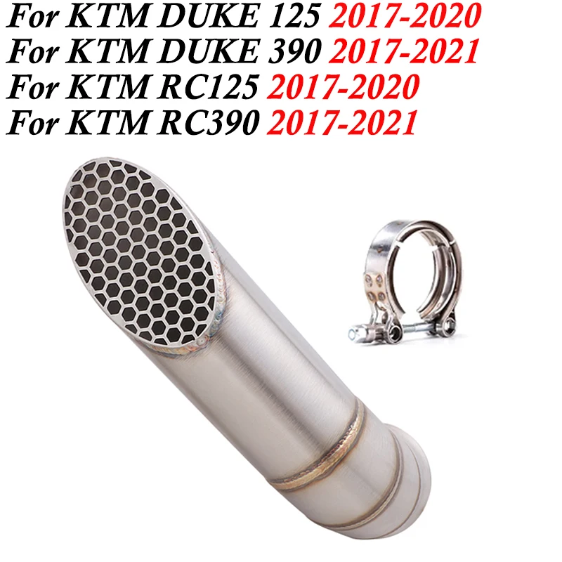 Слипоны для KTM DUKE 125 250 390 RC125 RC390 2017 - 2021 года системы выхлопных газов мотоциклов
