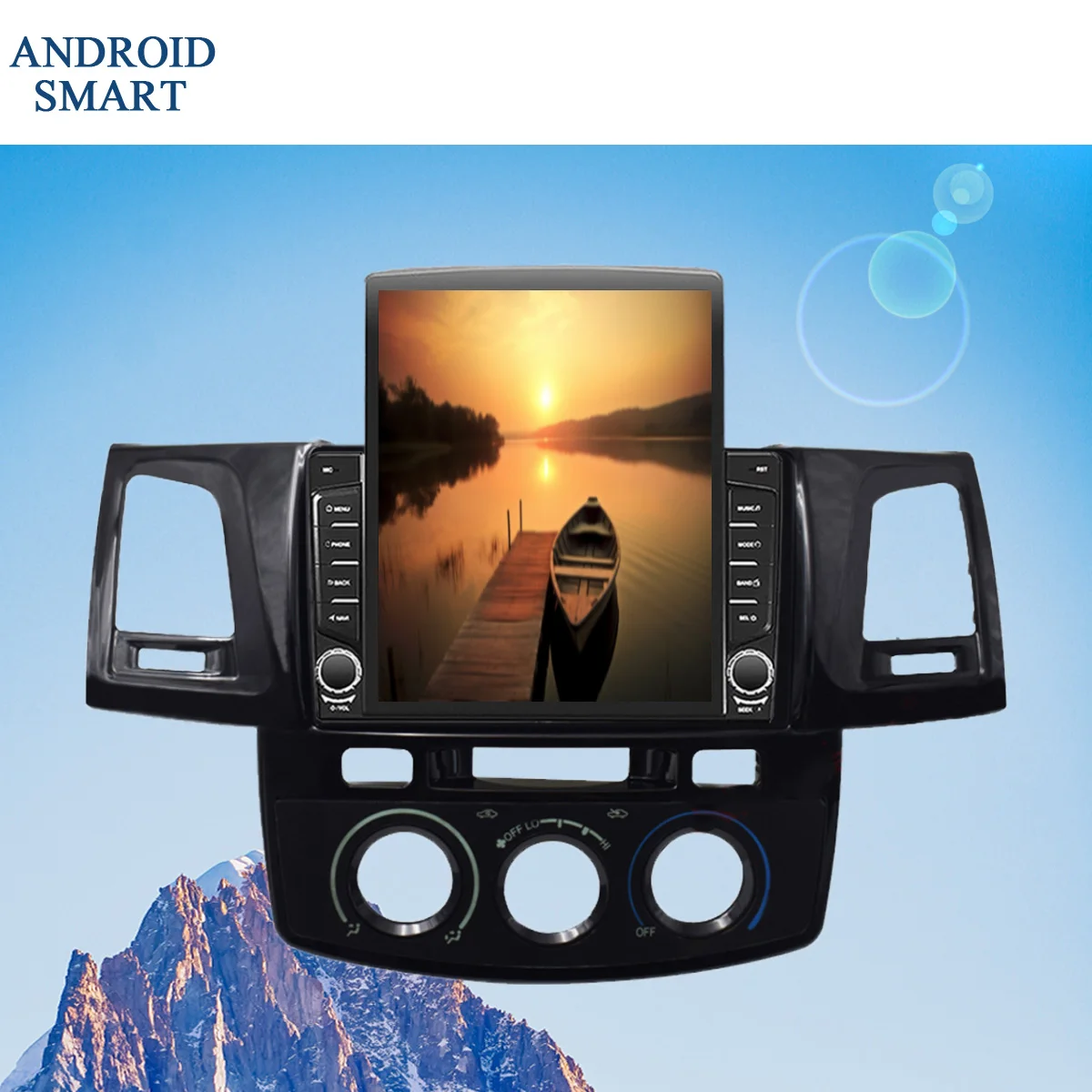 Фото Авторадио DVD-кассета для Toyota Fortuner Hilux 2005 2007 2009 2011 2014, автомобильное радио FM AM, аудио, видео, A/V, планшет, 4G Lte WiFi №2