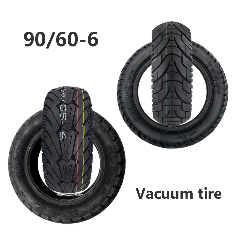 

11 Inch 90/60-6 Tubeless Tire for Electric Scooter Widened Wear-Resistant Anti-Skid Vacuum Tyre