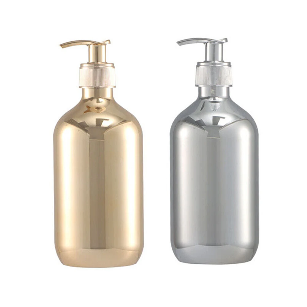 

Прочные и элегантные диспенсеры для мыла для рук золотого цвета 300 мл бутылки для жидкого мыла для кухни, туалета и ванной комнаты