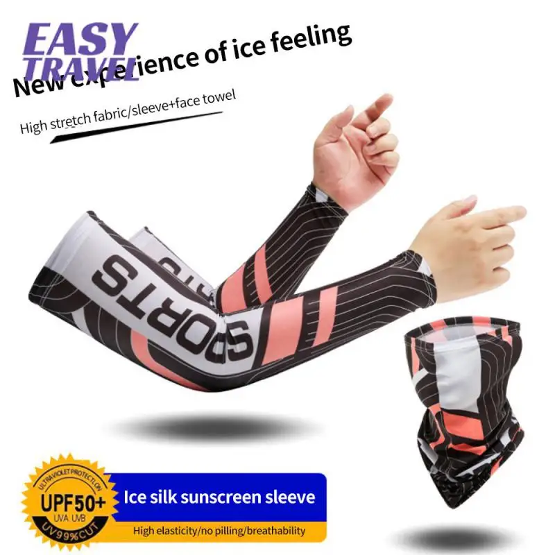 

Arm Guard Ice Silk Hand Sleeve Outdoor Sport Cycling Sleeves Fishing Sleeve Arm Cool Uv Protection Sunscreen Sleeve Sunscreen