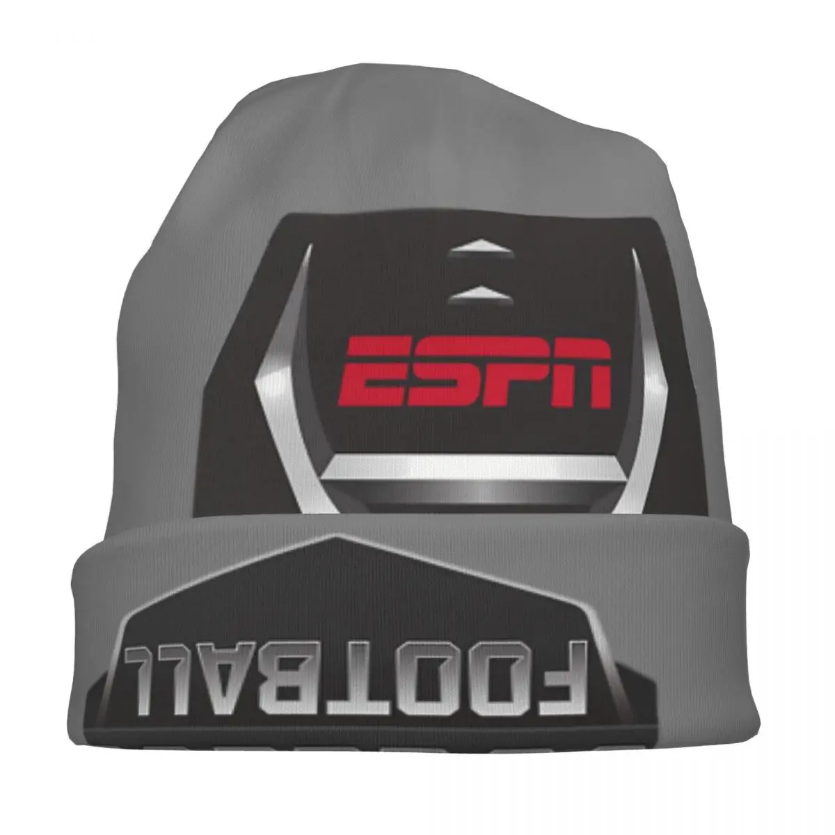 ESPN студенческая футбольная теплая вязаная шапка модная шапка-капот осень-зима