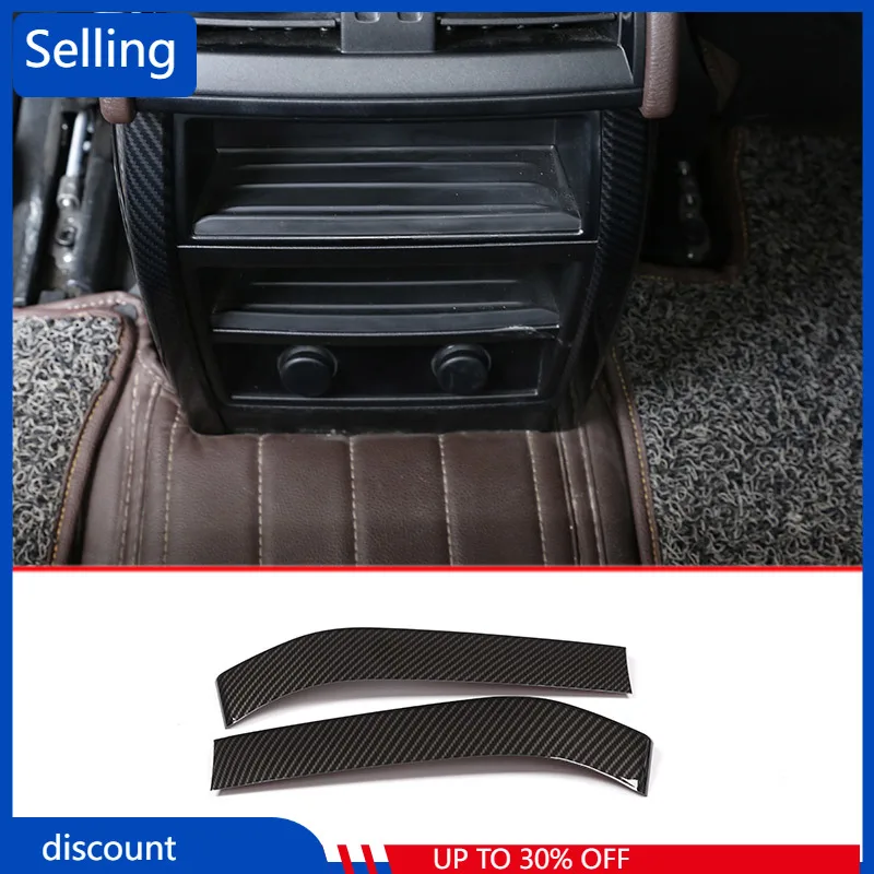 

2 шт., хромированные наклейки из углеродного волокна для BMW X5 F15 X6 F16 2014-2018