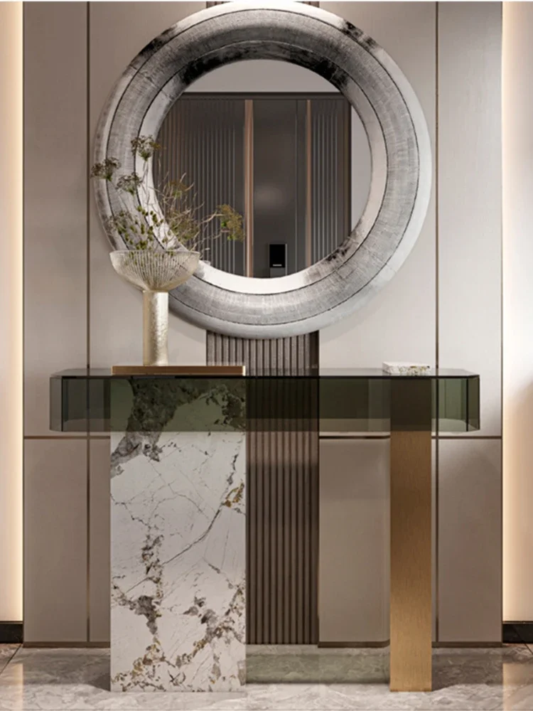 Входная дверь входная стена Zhuo доступный роскошный стиль высококлассный консоль