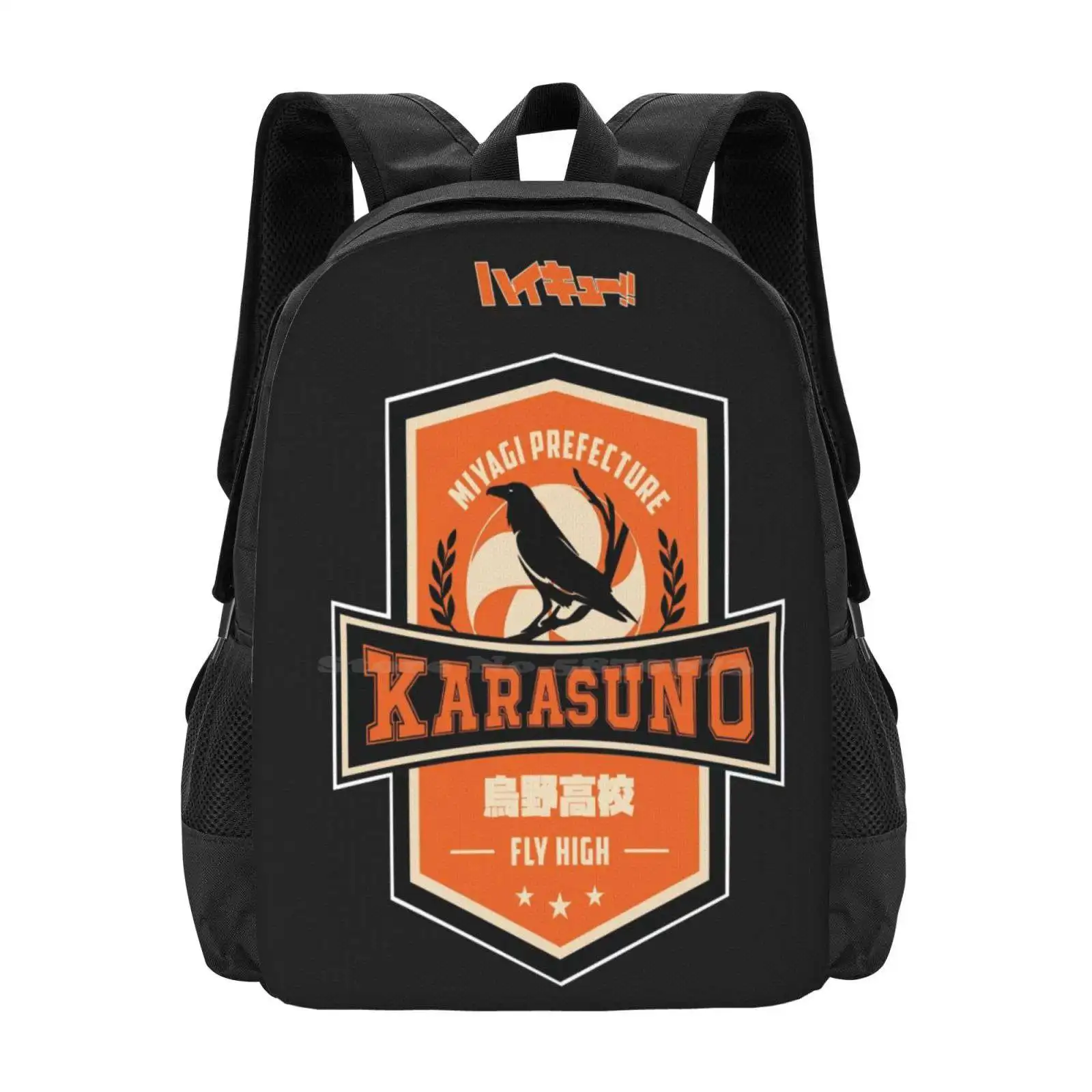 

Haikyuu : Team Karasuno School Bags Travel Laptop Backpack Haikyuu Anime Haikyuu Manga Haikyuu Hinata Haikyuu 4 Haikyuu Season