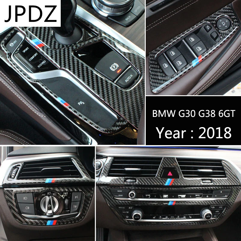 

Для BMW G38 6GT G30 2018 углеродное волокно автомобильный переключатель передач Кондиционер Выход CD Панель рамка Крышка отделка стикер Авто аксесс...