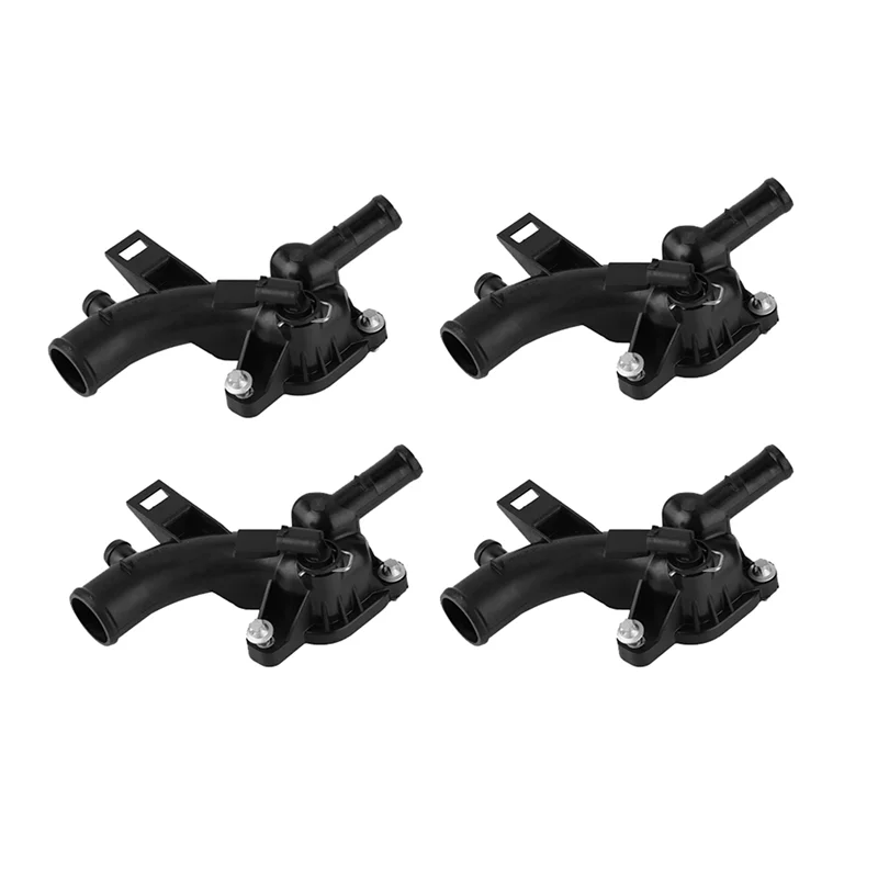 

4X Car Thermostat Housing Water Pump Outlet 25192985 for Opel Astra J Adam Corsa D /Meriva B A14Xel A14Xer