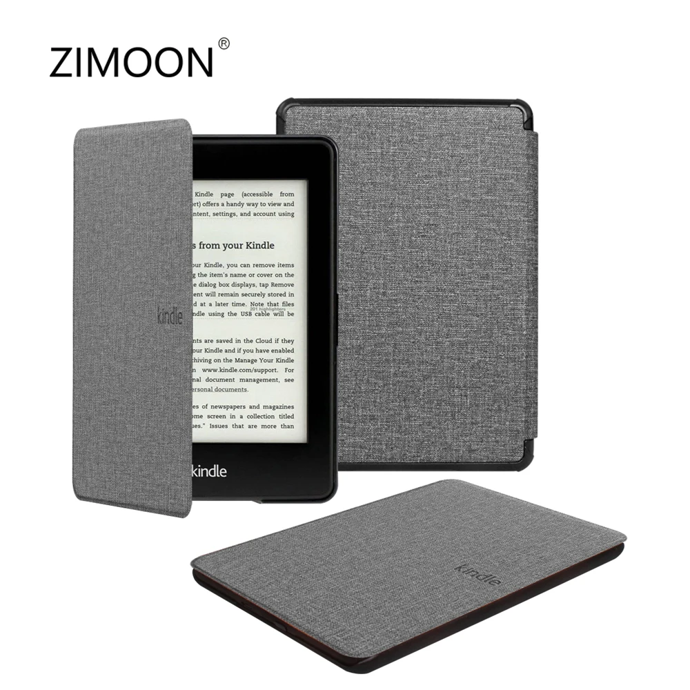 Тканевый умный чехол для Paperwhite 11-го премиум-флип-чехла Kindle 10-го магнитной защитной оболочки Oasis 9-го.