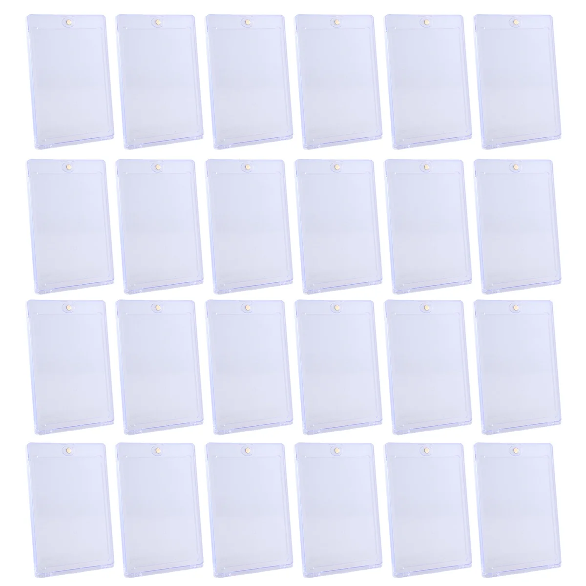 

24 Count Magnetic Card Holder 35Pt for Trading Cards, Baseball Card Protector Case Magnet Top Loaders for Sports Cards