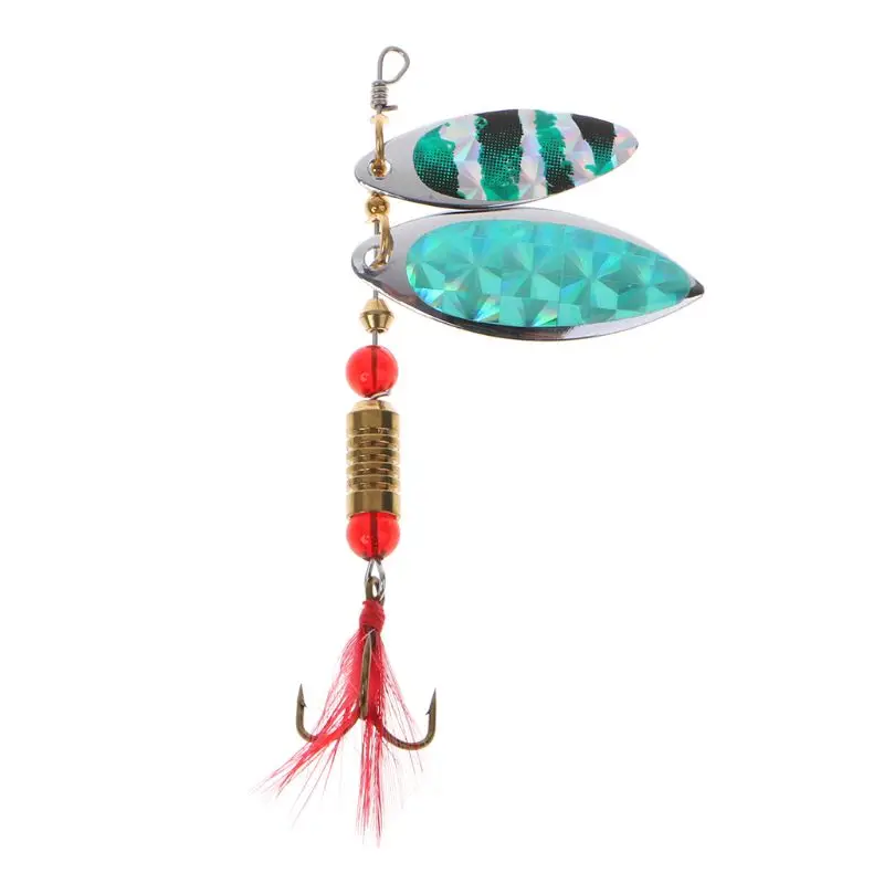 

1pc New Sinking Fishing Lure Tackle Treble Hook Spinner Bait
