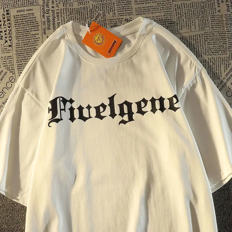 Футболка мужская с коротким рукавом простая ретро-футболка в американском стиле