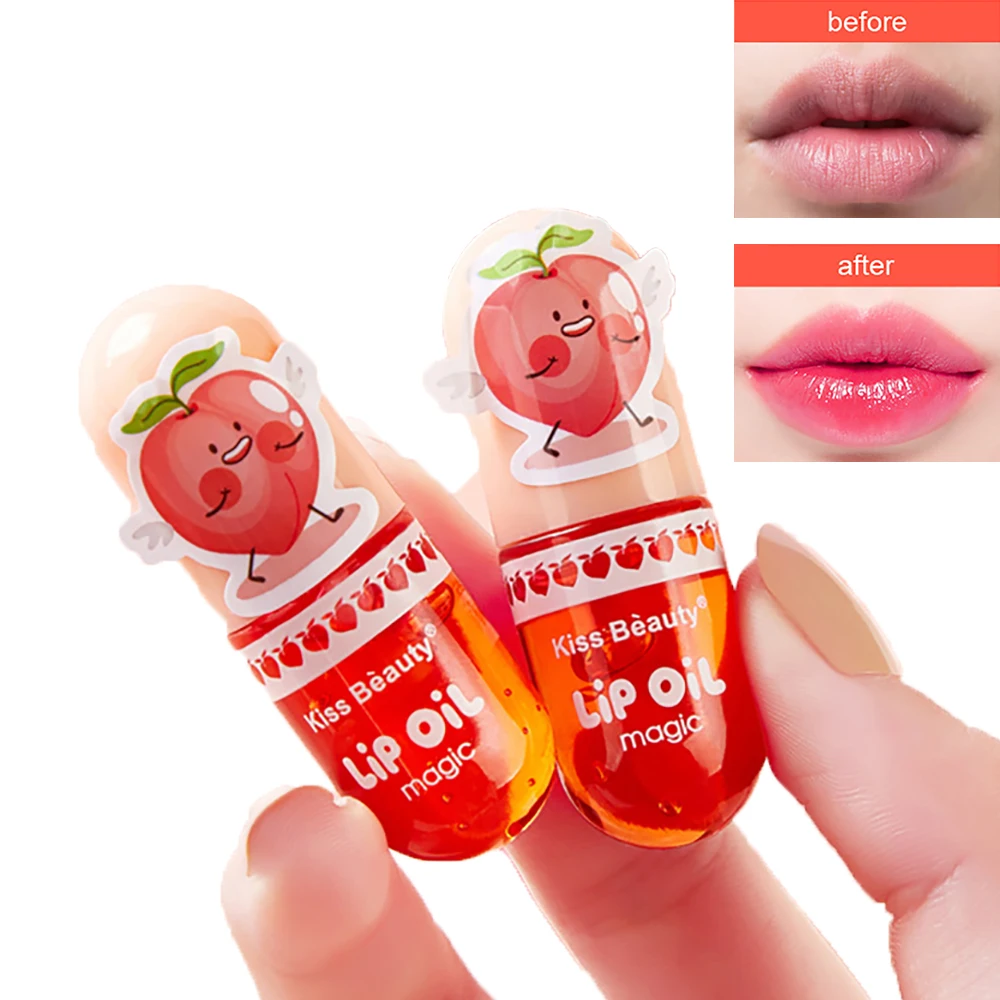 

Liquid Lipstick Makeup Cute Mini Capsule Lip Gloose Lasting Non-tipping Lip Glaze Jelly Moisturizing Cosmetics
