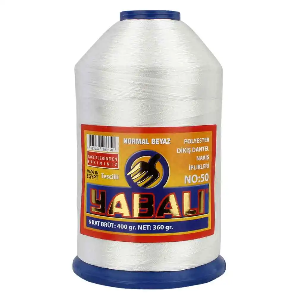 Кружевная пряжа высшего качества №: 50 400 г. Сетка из полиэстера, занавеска, блузка, кружево, белый, белоснежный