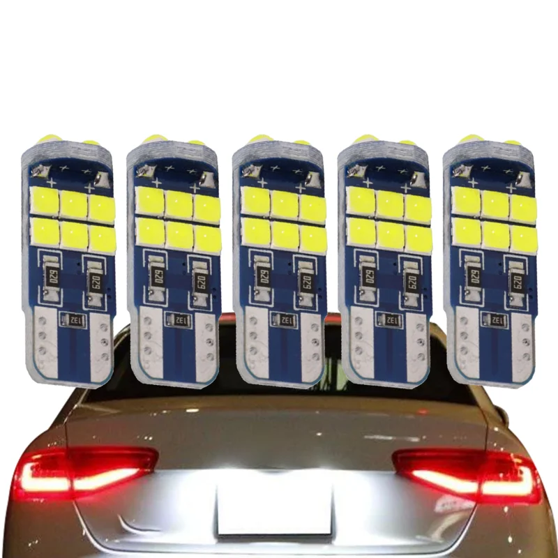 

Автомобильная светодиодная RGB-лампа T10, 5 шт., многофункциональная фонарь заднего хода