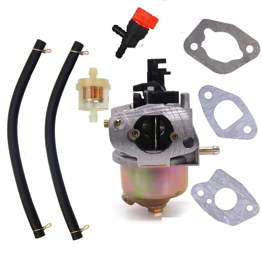 

Carburetor Valve Fuel Line Gasket Filter Kit Replacement Carburetor For Gardenline GTX 196E Aldi Mowers Huayi 1P70fB