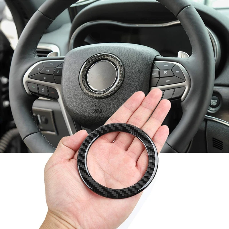 Накладка на ступицу рулевого колеса для Jeep Grand Cherokee 2014-2021 внутренние аксессуары