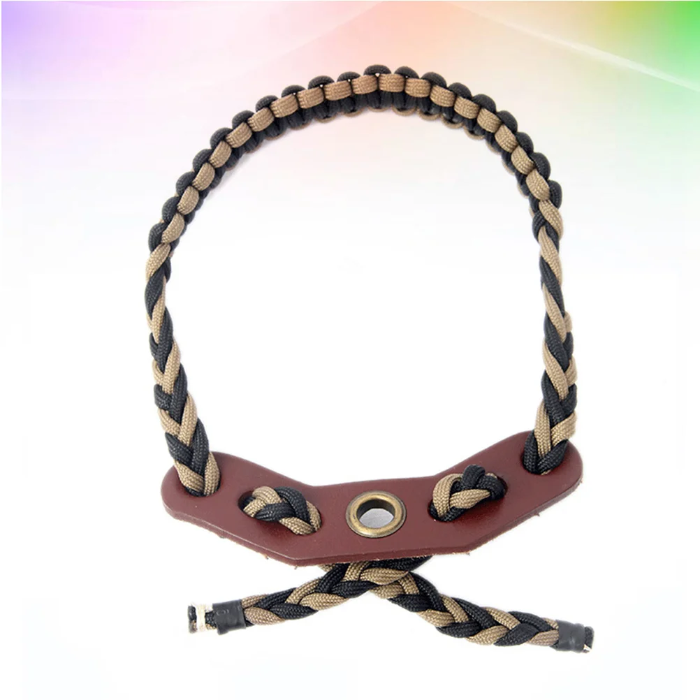 

1pc Durable Sling Strap Adjustable Braided Cord Wrist Strap Compound Strap for