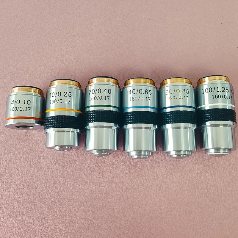 

Ахроматический объектив для микроскопа VBNM 195 4X 10X 20X 40X 60X 100X