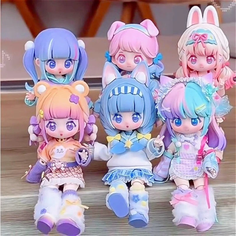 Фото Коллекционная шарнирная кукла SIMONTOYS NYZAII Sweet Fantasy Series Blind Box 1/12 BJD, милая, с подвижными суставами, для рабочего стола, подарок-сюрприз №5