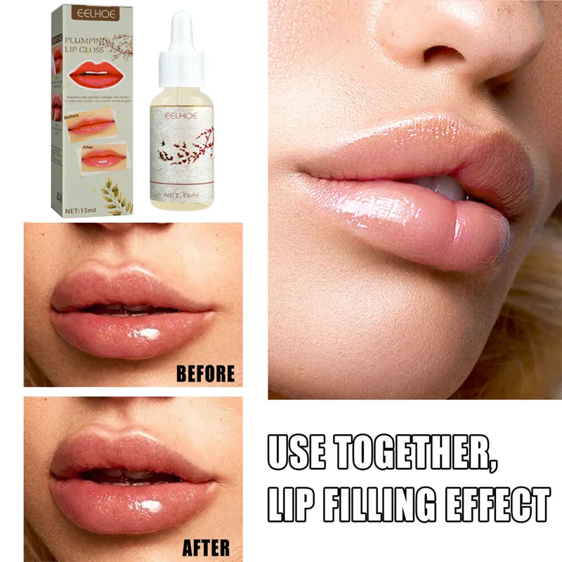 Instant Volumising Lip Plumper Oil Reduce Lip Fine Line Sexy Lipstck Remove Dead Skin Long Lasting Moisturizing Beauty Cosmetics