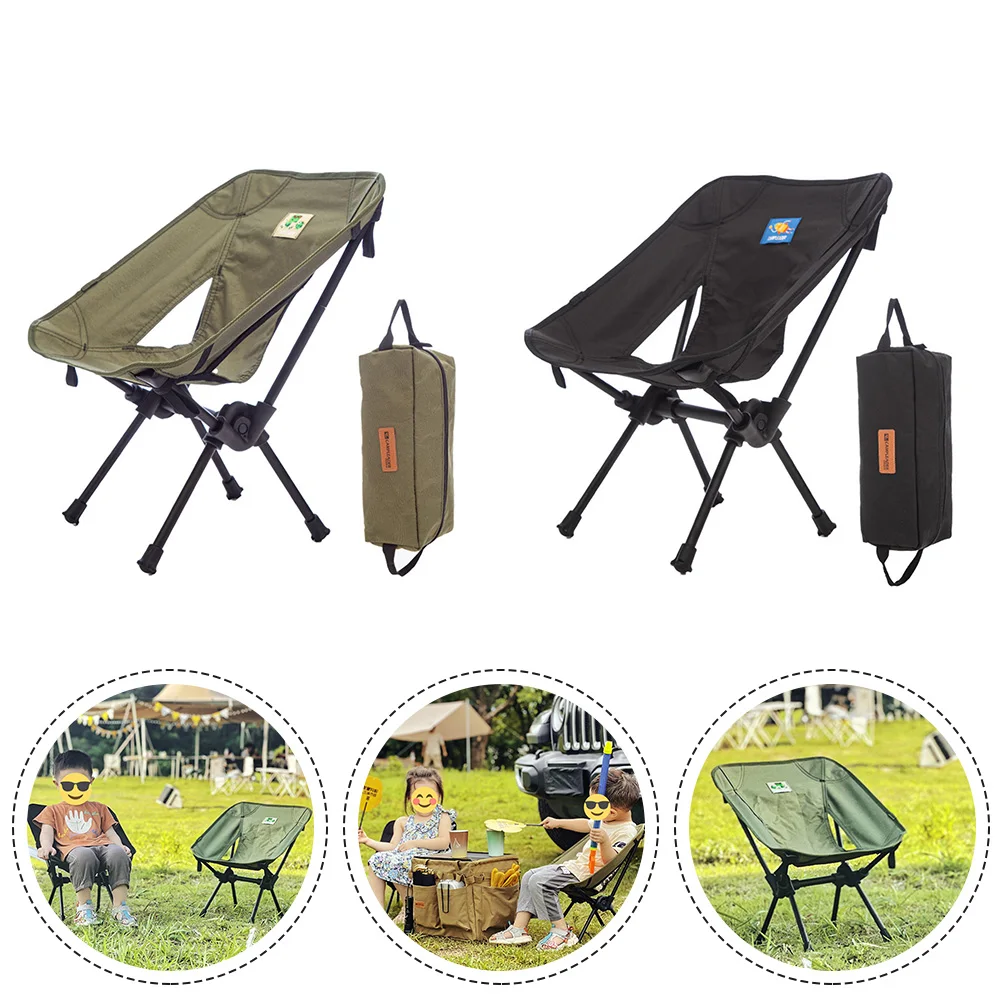 

Outdoor Camping Children's Moon Chair Folding Small Chair Aluminum Alloy Camping Hiking Accessoreis Equipments
