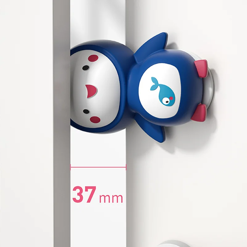 Зажим для двери безопасности детей силиконовый ограничитель дверей мультяшный
