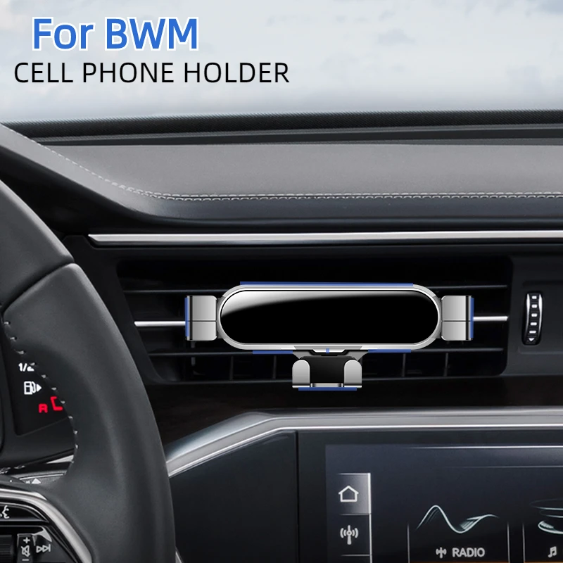 

1PC Gravity Car Phone Holder Air Vent Smartphone GPS Support Auto Air Outlet Mobile Cell Stand Accessory For BMW G30 G20 F35 G01