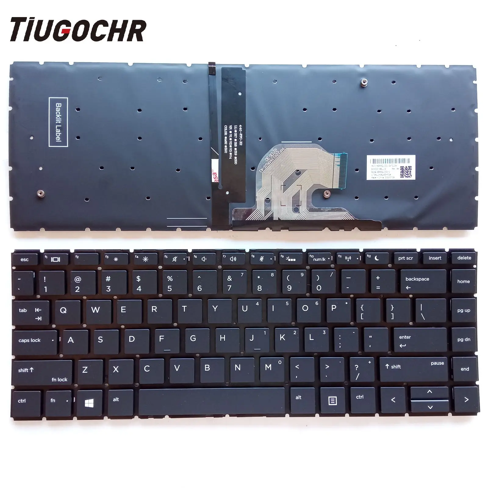 

for HP 440 G6 440 G7 445 G6 445 G7 445R G6 445R G7 Keyboard US Backlit