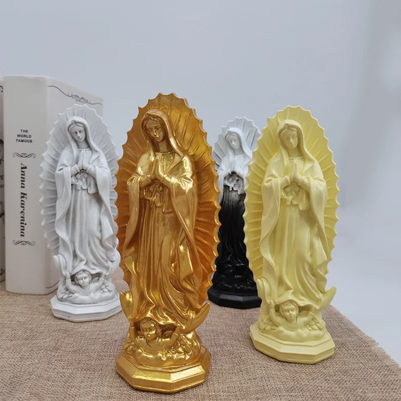 

Home Decor, Mexican Virgin Mary, Home Decor, Porch Decoration, Church Resin Crafts Home Accessories Living Room Decoration