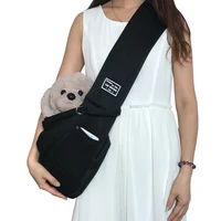 portable breathable dog carrier outdoor travel handbag pouch single shoulder bag comfort sling pet travel tote cat puppy carrier