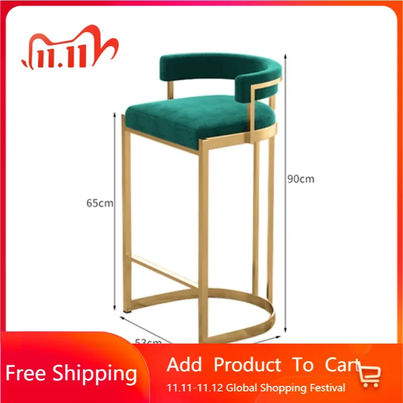 

Restaurant Modern Dining Chair Lounge Household Leisure Nordic Dining Chair Luxury Hotel Table Sillas Cocina Home Furniture QF