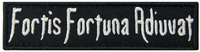 fortis fortuna adiuvat fortune favors the brave morale tactical patch embroidered applique emblem