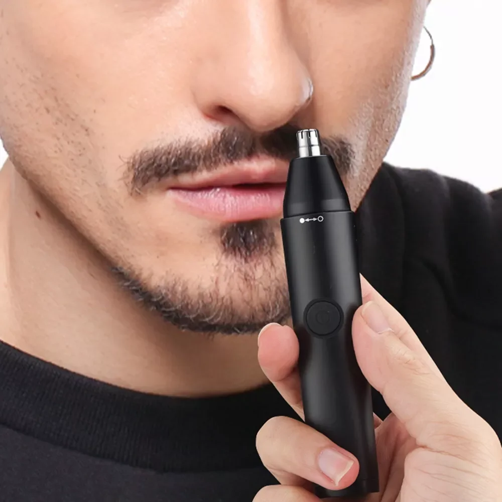 

NEW2023 Professional Nose & Ear Trimmer Portable Nasal Cleaner Eyebrow Clipper Hair Removal Easy to Wash Man Rechargeable T