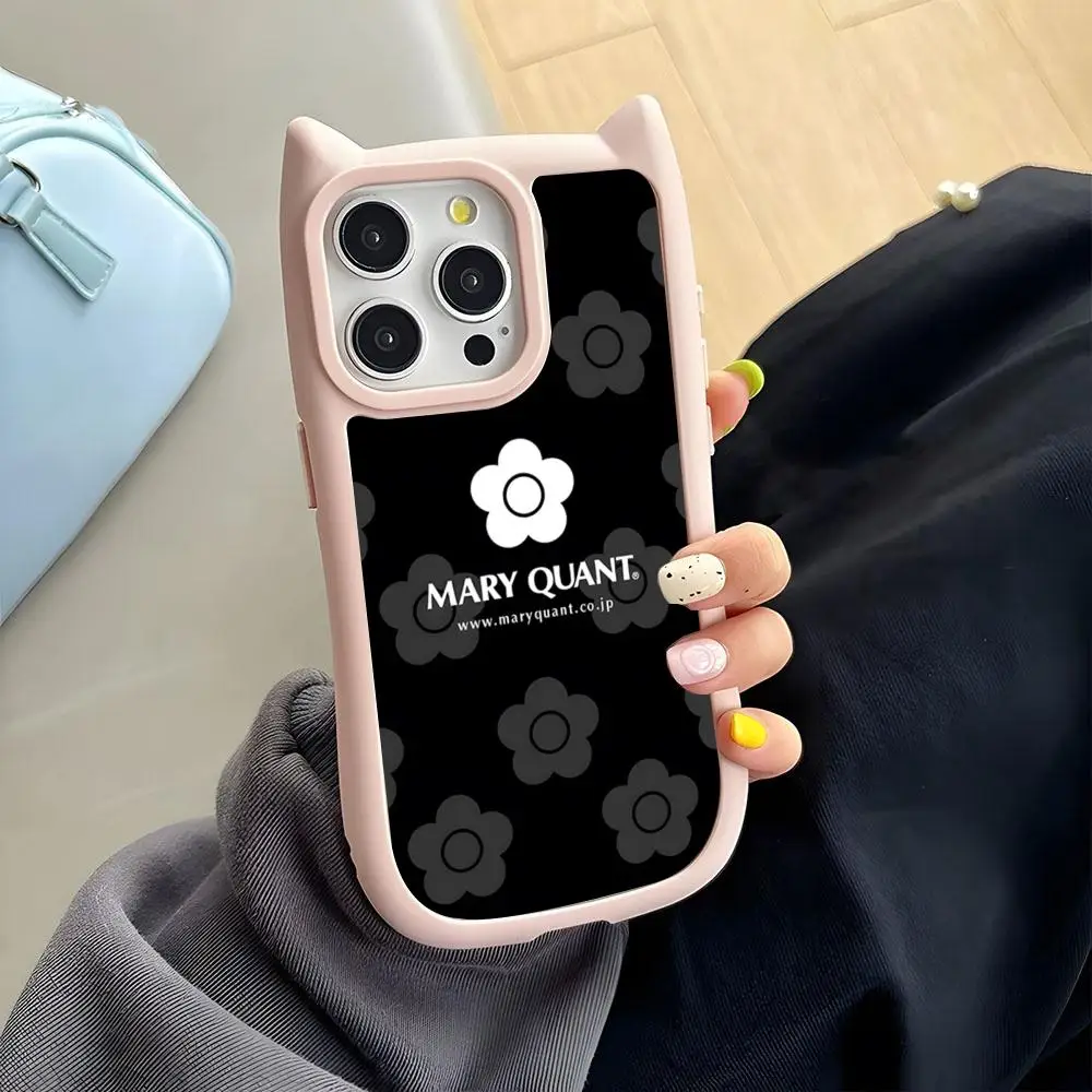 Модный чехол для телефона Mary Design Quants IPhone 16 Pro Max 14 13 15 12 11 с прозрачной рамкой милый
