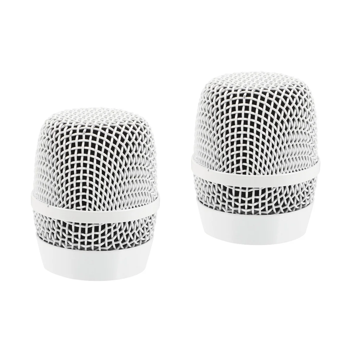 

2pcs Metal Mic Head Professional Metal Mic Replacement Head Microphone Supply