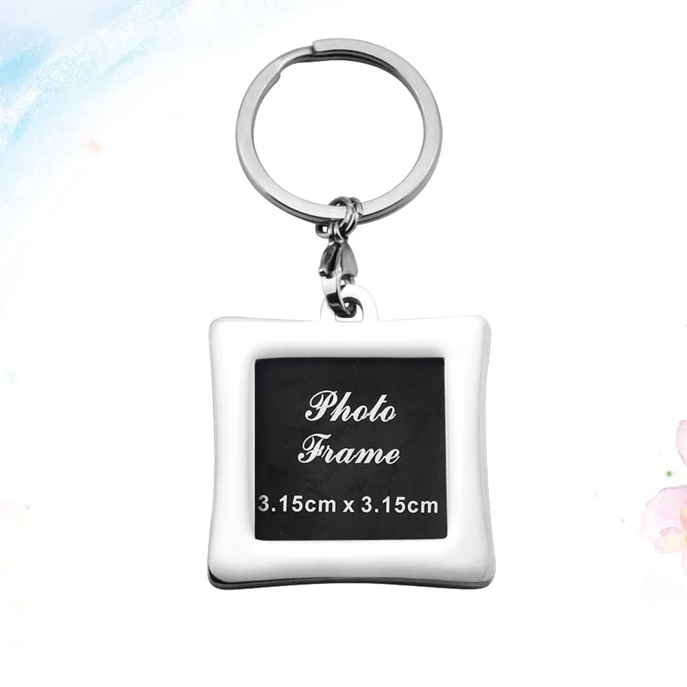 

Keychain Graduation Keyring Key Picture Holder College Frame Ring Stainless Gift Steel Jewelry Senior Graduate Students Hanging