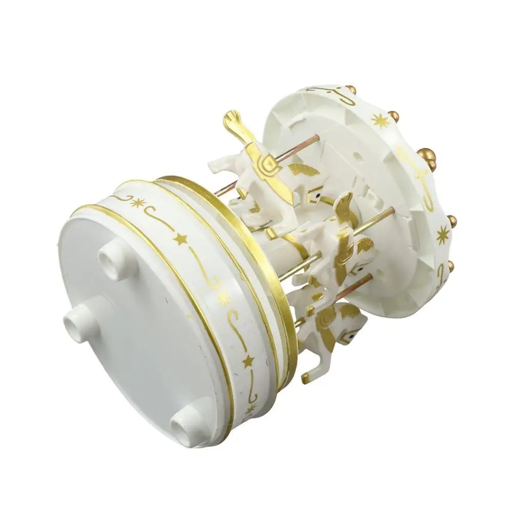 Изысканный дизайн карусельная музыкальная шкатулка простая в использовании