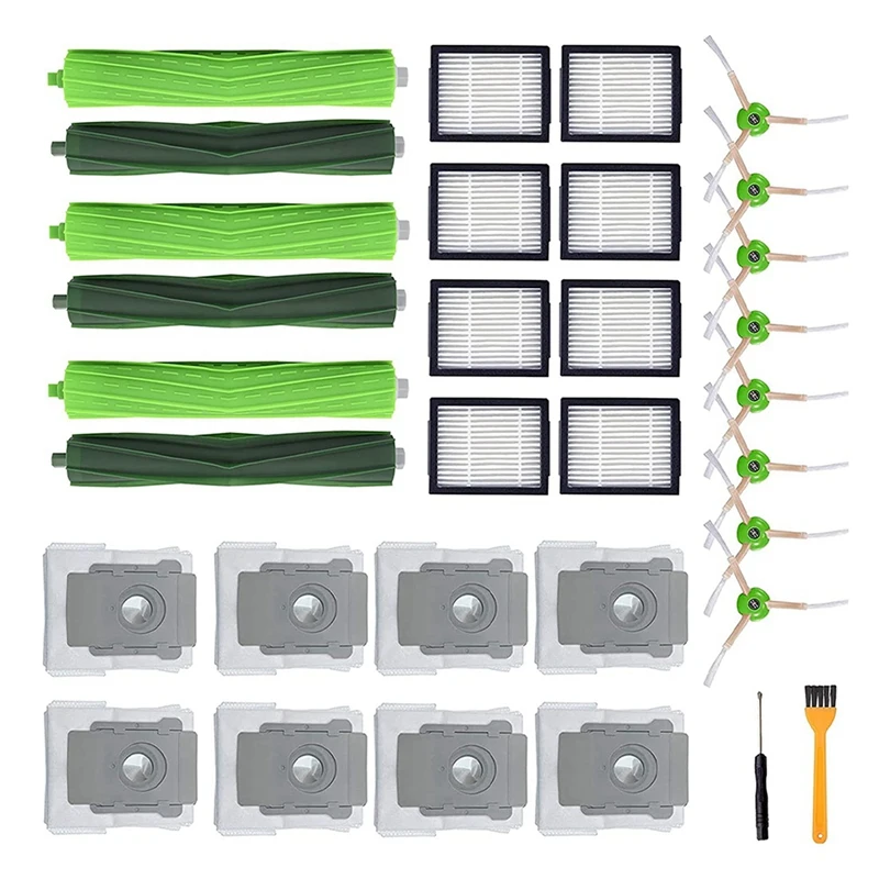 

Replacement Parts For Irobot Roomba I7 I7+ I3 I3+ I4 I4+ I6 I6+ I8 I8+ E5 E6 E7 Vacuum Cleaner,Replenishment Kit